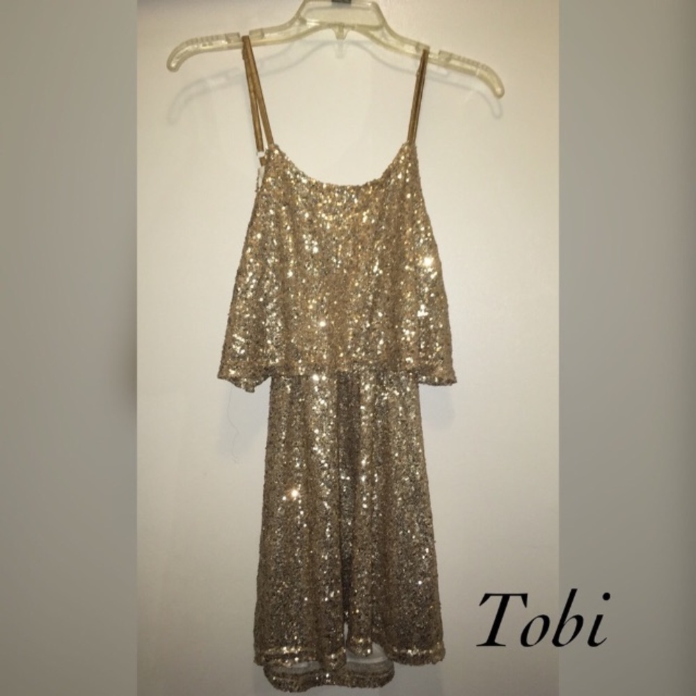 Tobi Sequin Dress